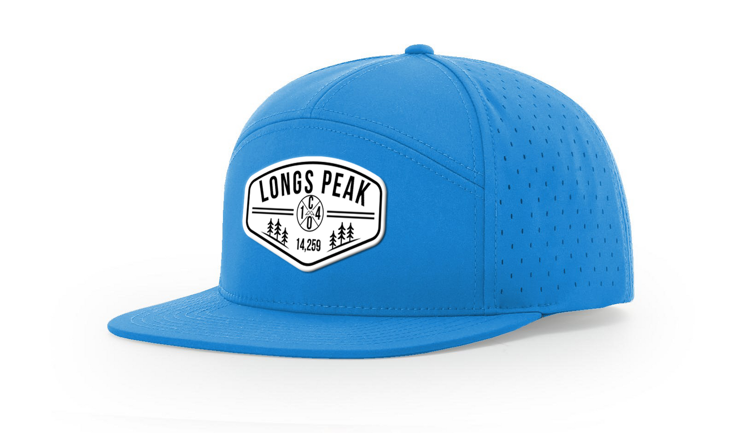 Longs Peak Summit Series White Patch Hat