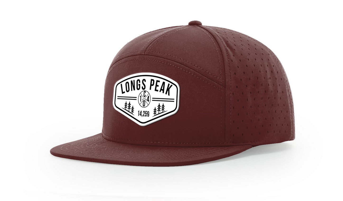 Longs Peak Summit Series White Patch Hat