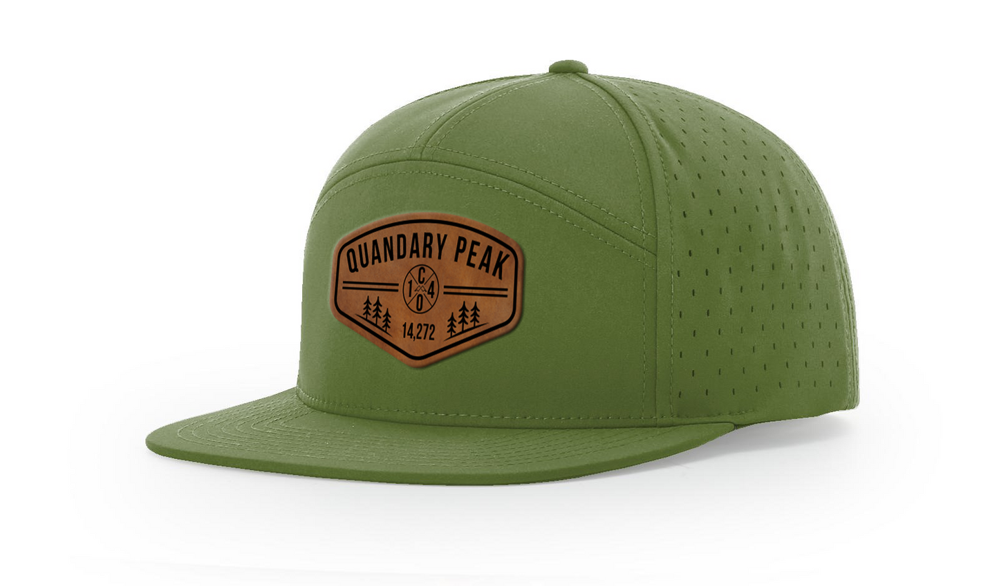 Quandary Peak Summit Series Leather Patch Hat