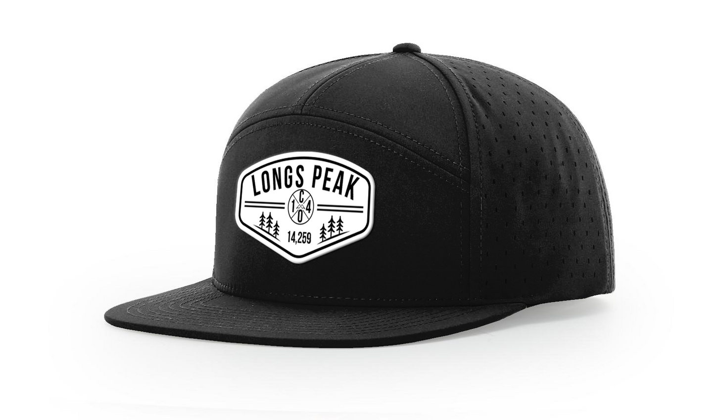 Longs Peak Summit Series White Patch Hat