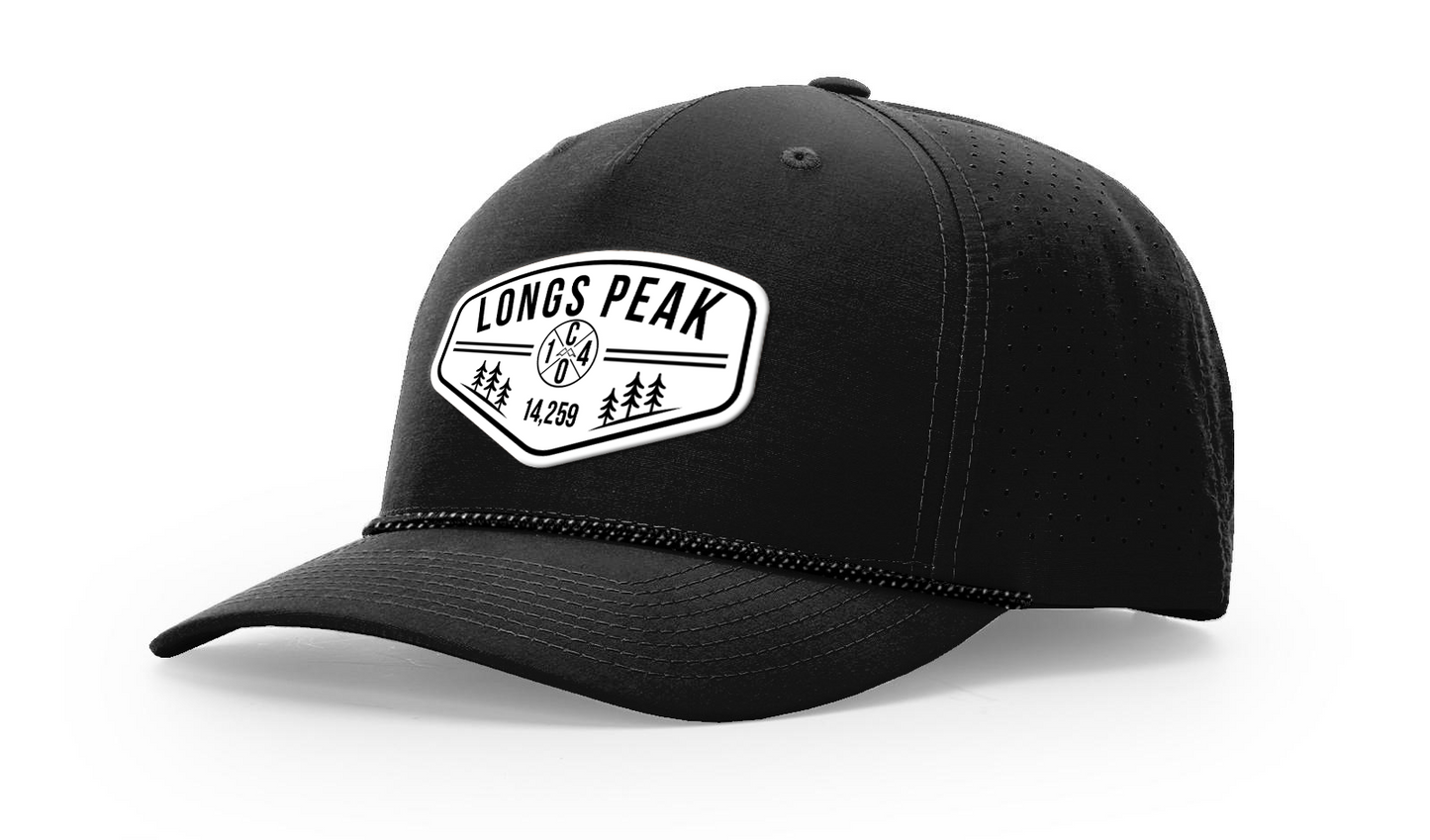 Longs Peak Summit Series White Patch Hat