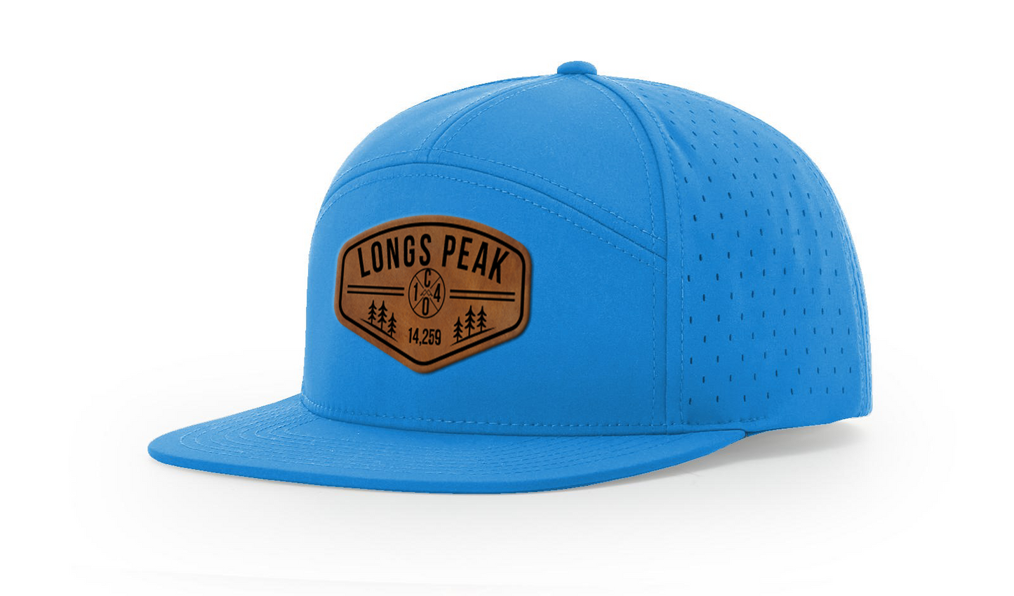 Longs Peak Summit Series Leather Patch Hat