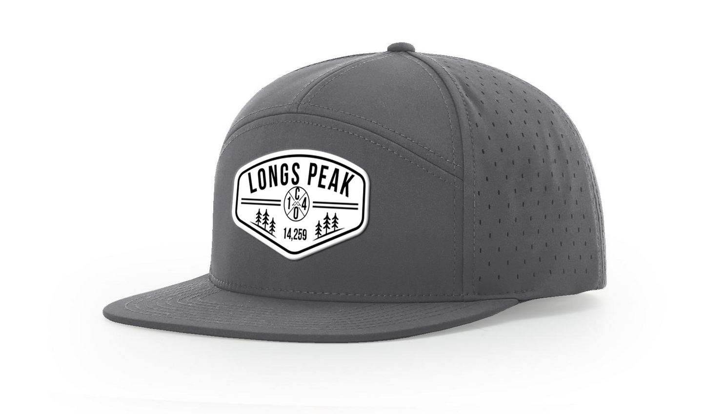 Longs Peak Summit Series White Patch Hat