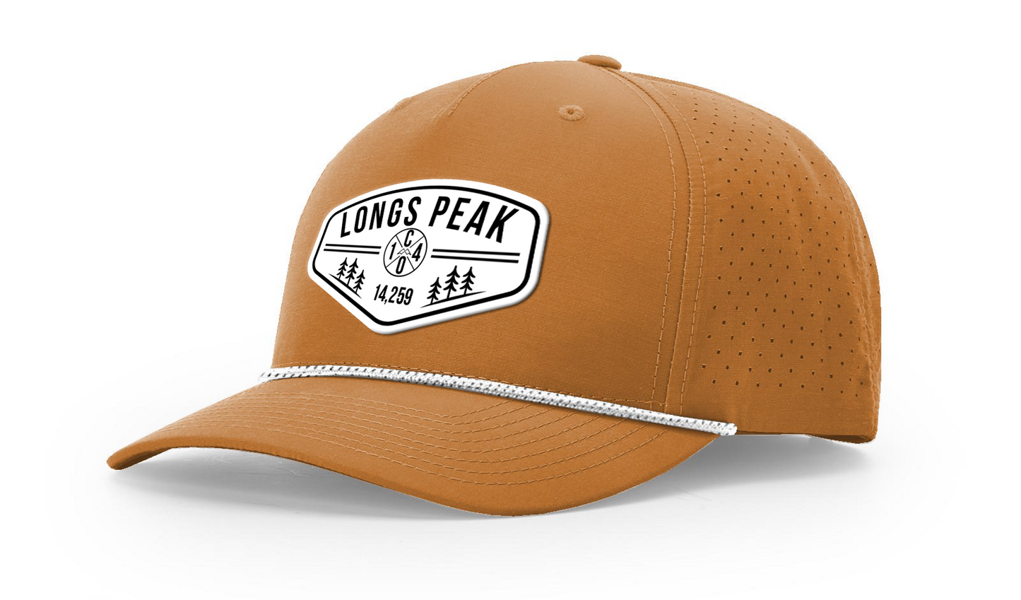 Longs Peak Summit Series White Patch Hat