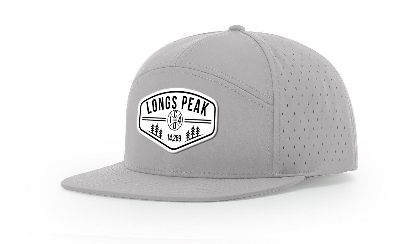 Longs Peak Summit Series White Patch Hat
