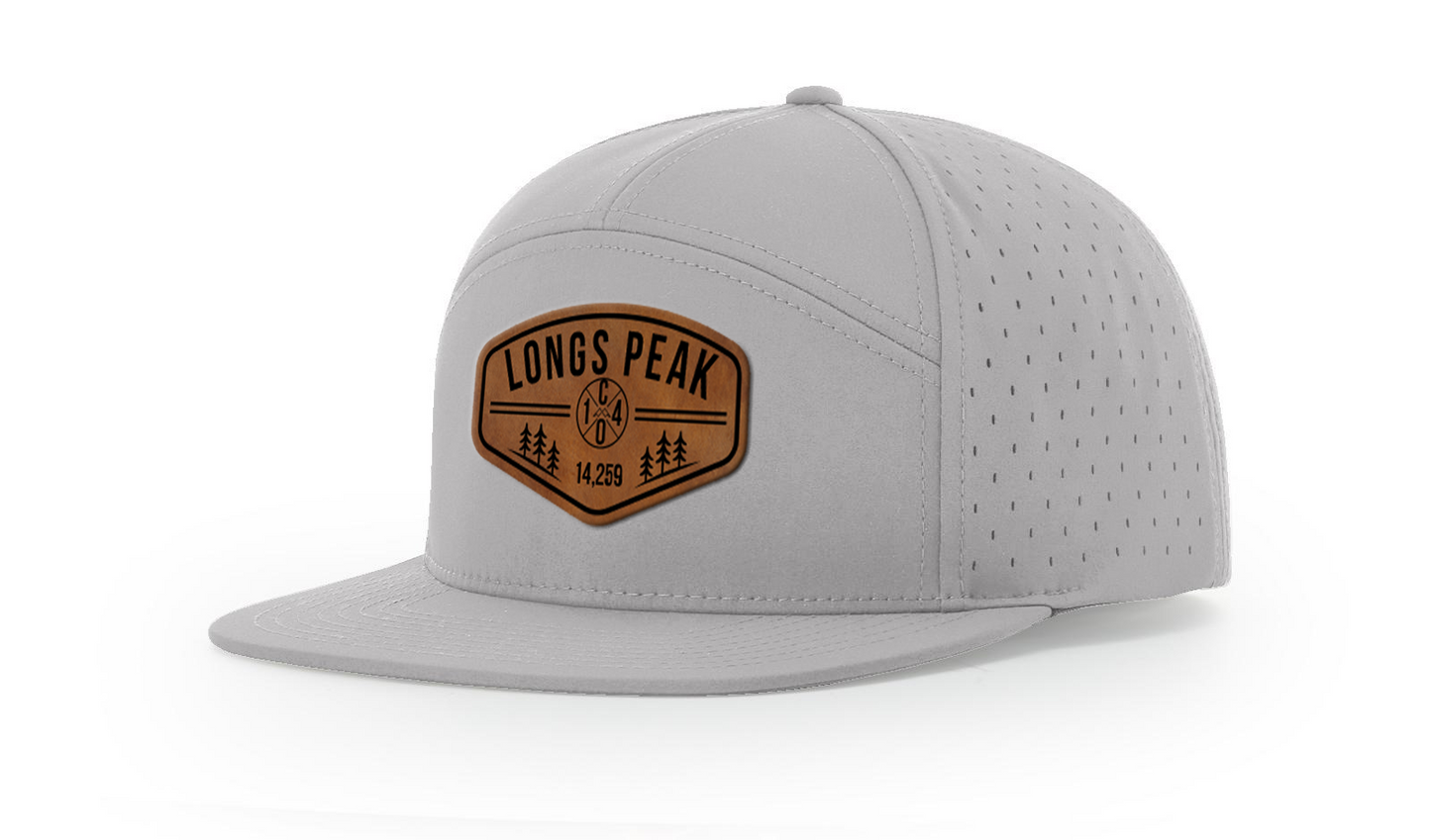 Longs Peak Summit Series Leather Patch Hat