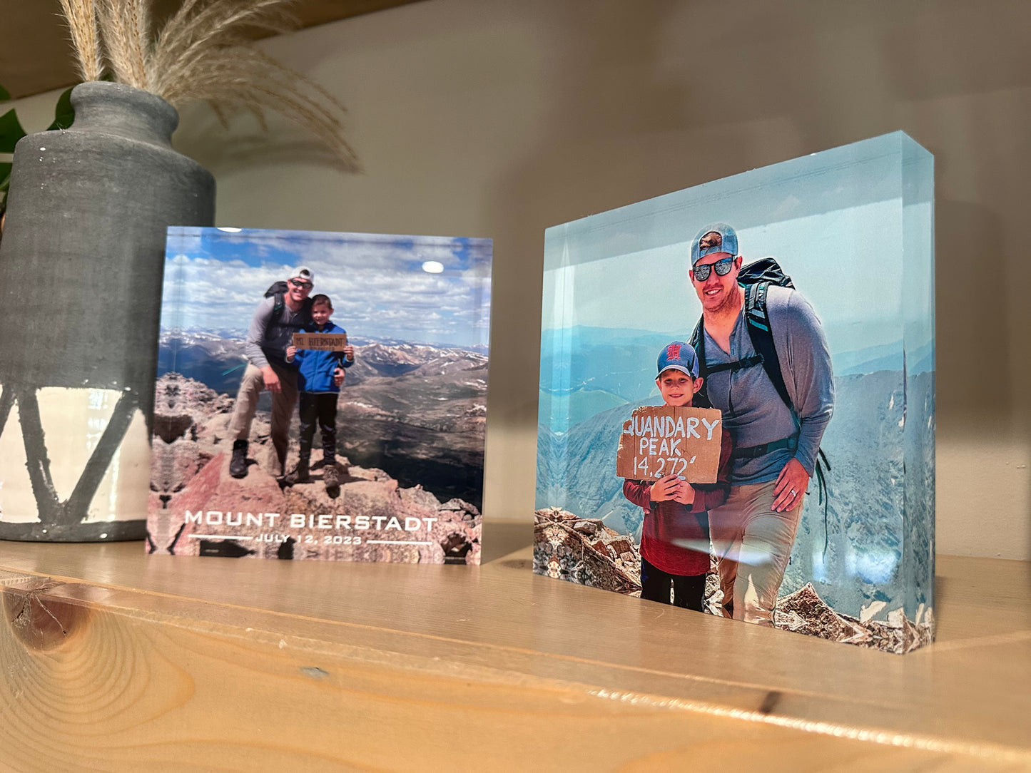 Custom 14er Summit Photo Block - 6"x6"