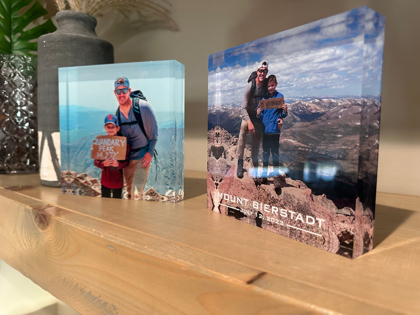 Custom 14er Summit Photo Block - 6"x6"
