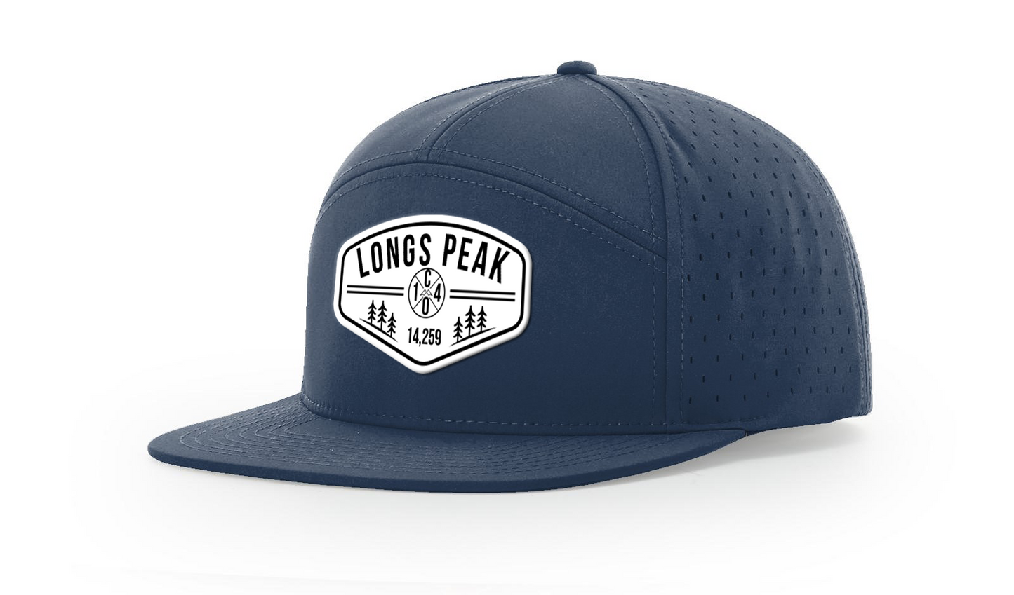 Longs Peak Summit Series White Patch Hat