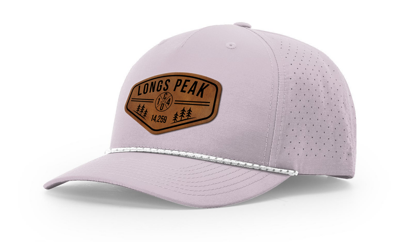 Longs Peak Summit Series Leather Patch Hat