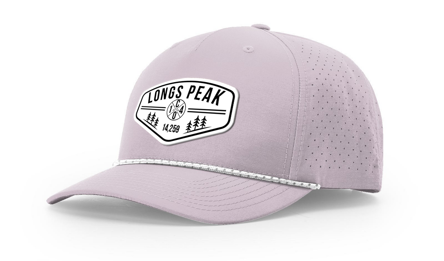 Longs Peak Summit Series White Patch Hat