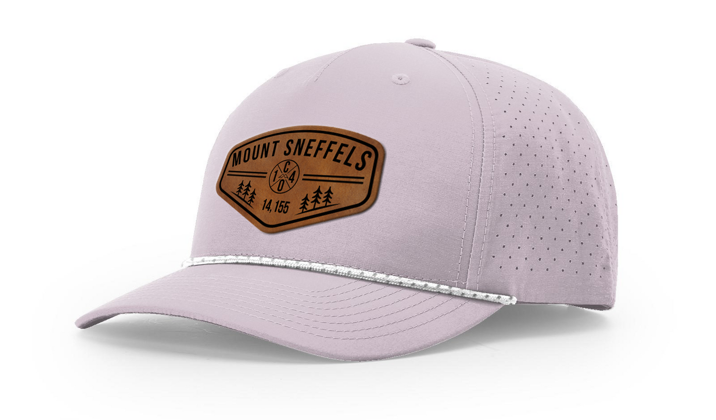 Mount Sneffels Summit Series Leather Patch Hat