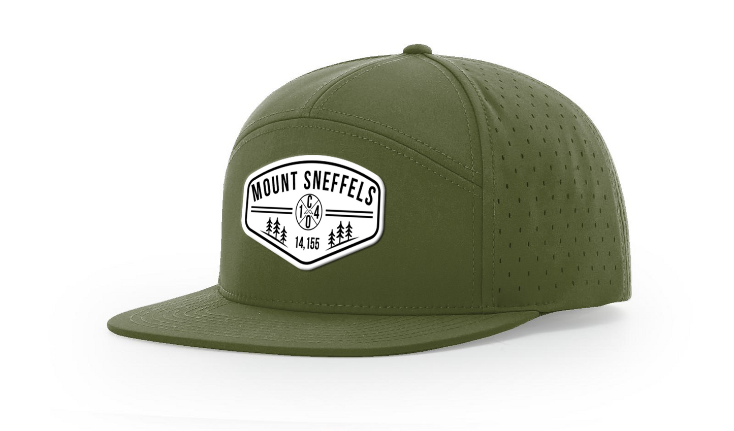 Mount Sneffels Summit Series White Patch Hat