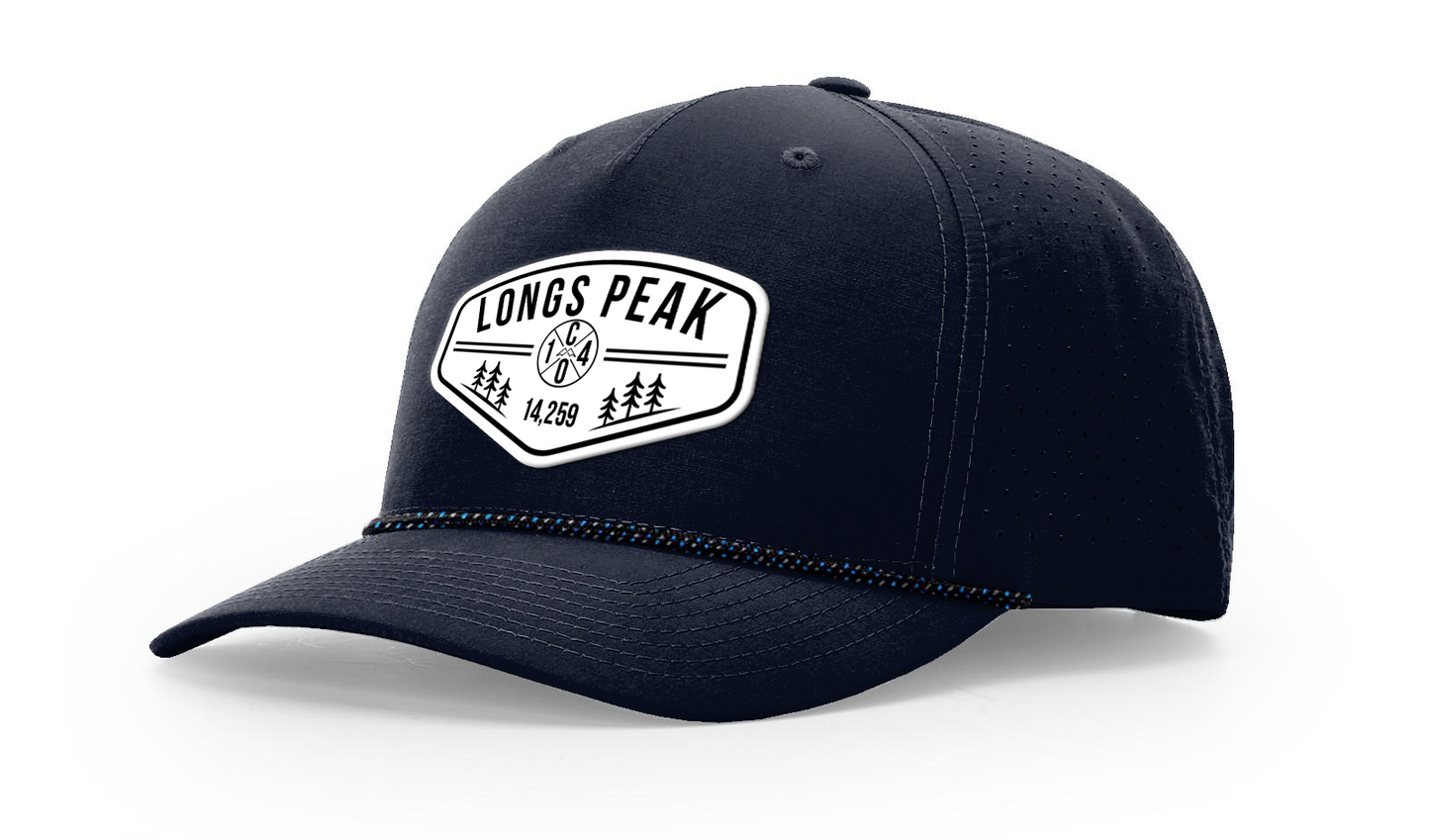 Longs Peak Summit Series White Patch Hat