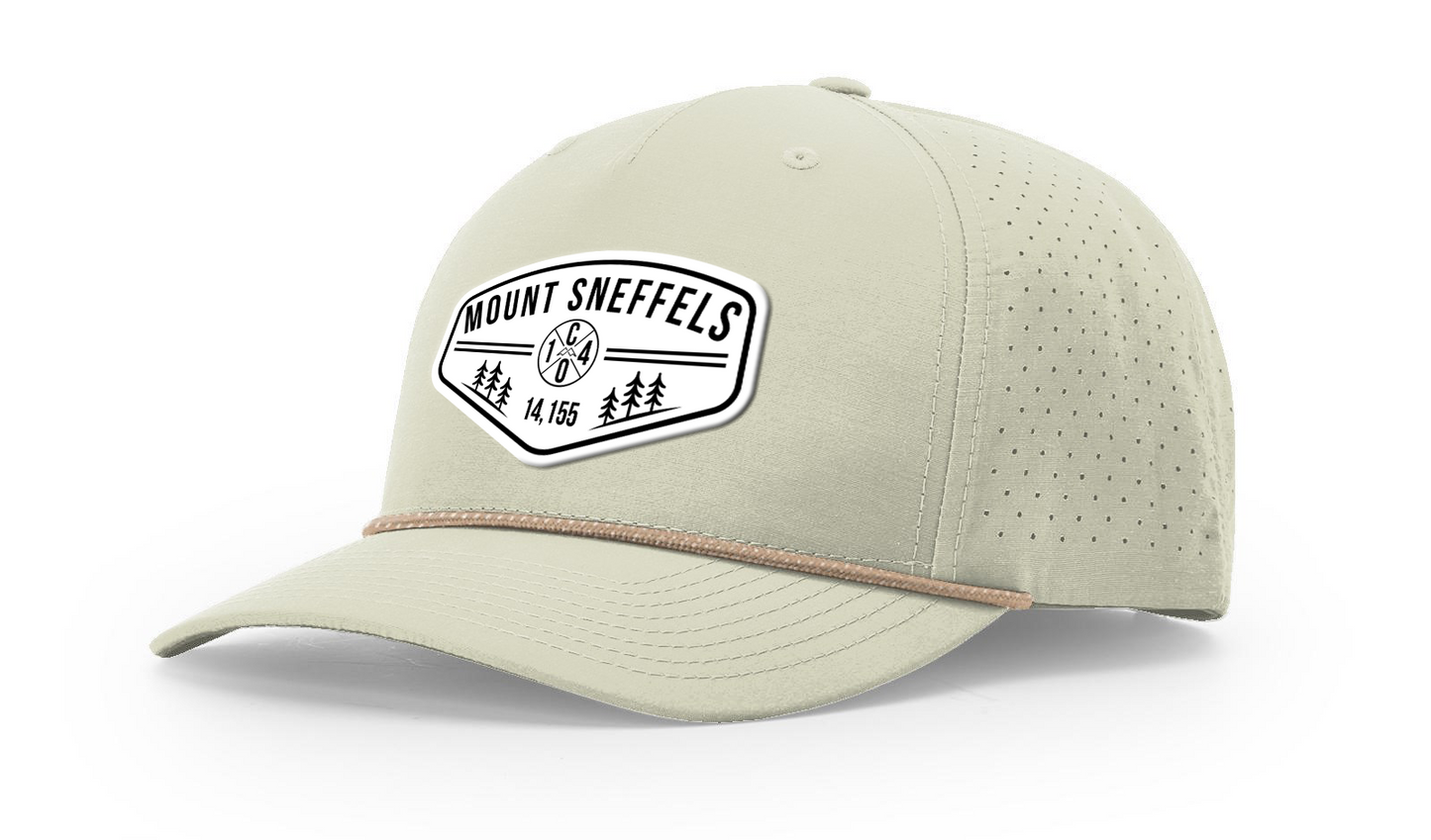 Mount Sneffels Summit Series White Patch Hat