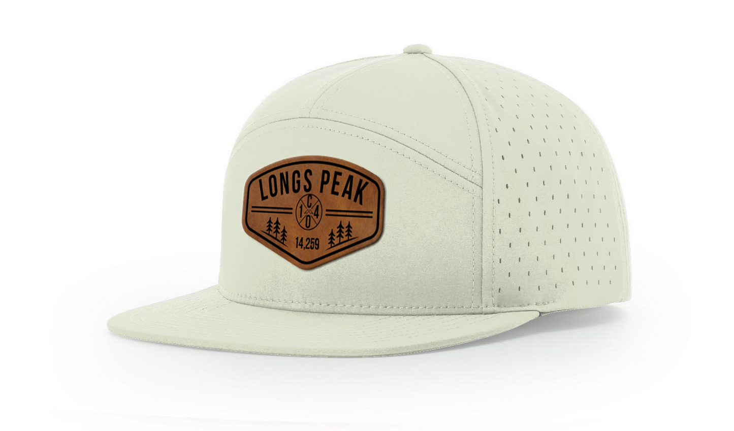 Longs Peak Summit Series Leather Patch Hat