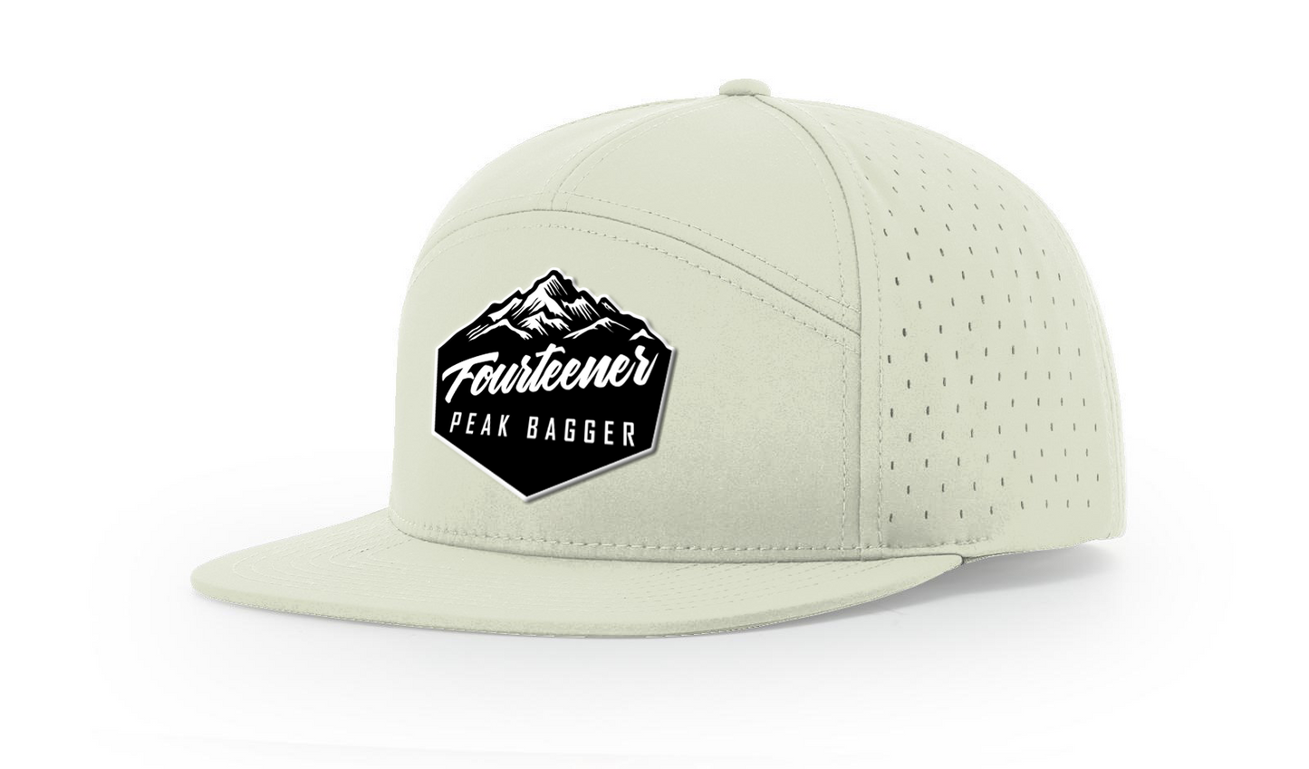 Fourteener "Peak Bagger" Black Patch Hat - Colorado 14er Hiking Cap