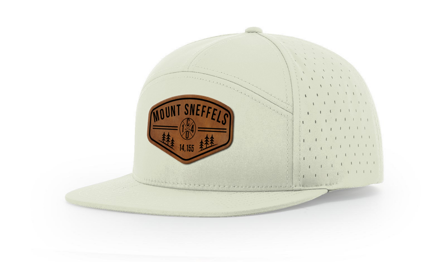Mount Sneffels Summit Series Leather Patch Hat