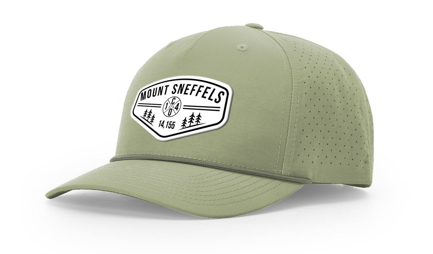 Mount Sneffels Summit Series White Patch Hat