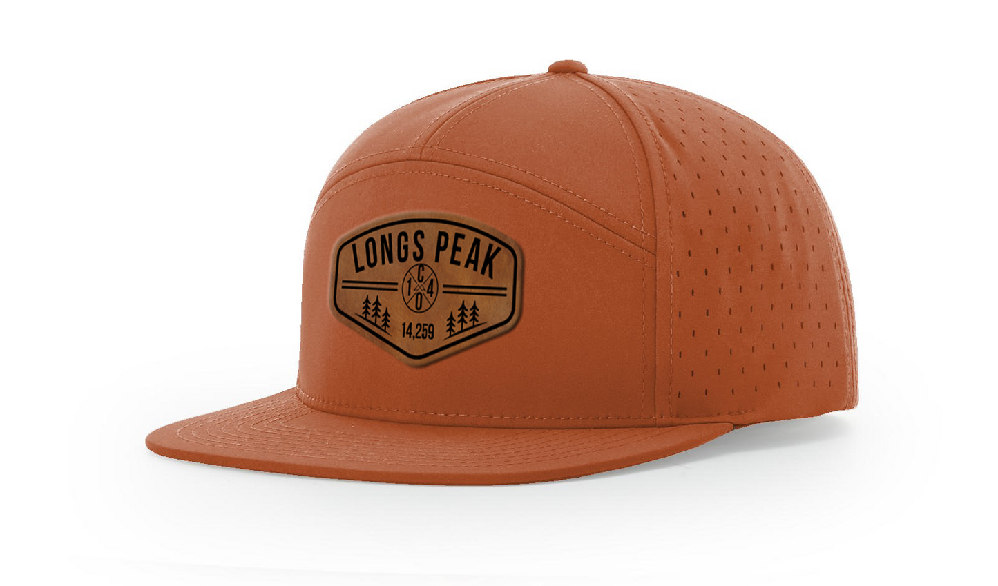 Longs Peak Summit Series Leather Patch Hat