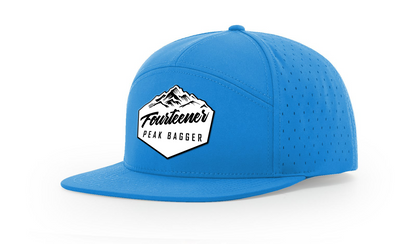 Fourteener "Peak Bagger" White Patch Hat - Colorado 14er Hiking Cap