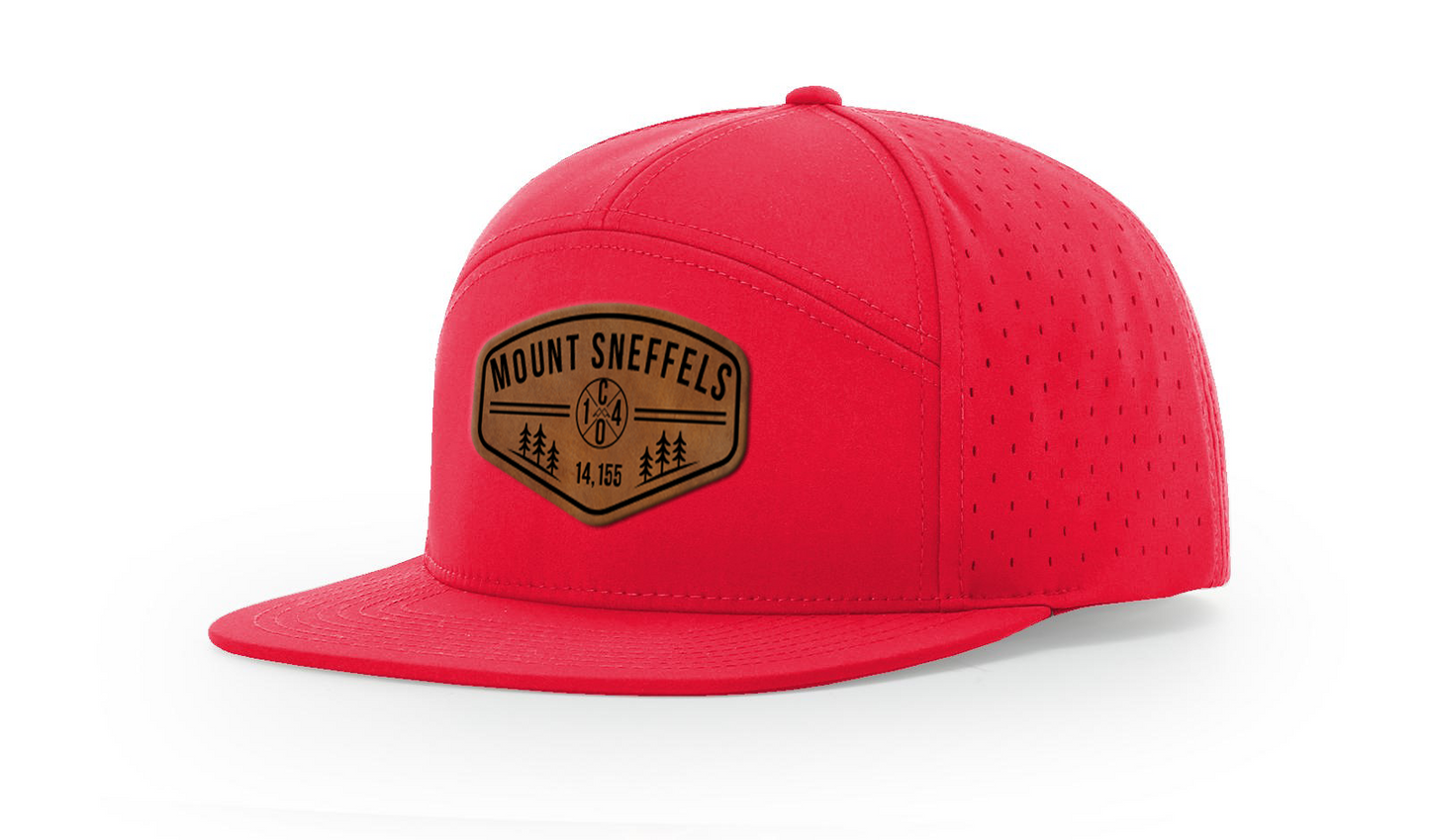 Mount Sneffels Summit Series Leather Patch Hat