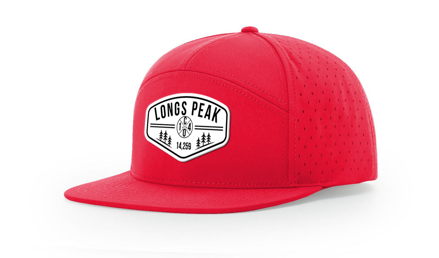 Longs Peak Summit Series White Patch Hat