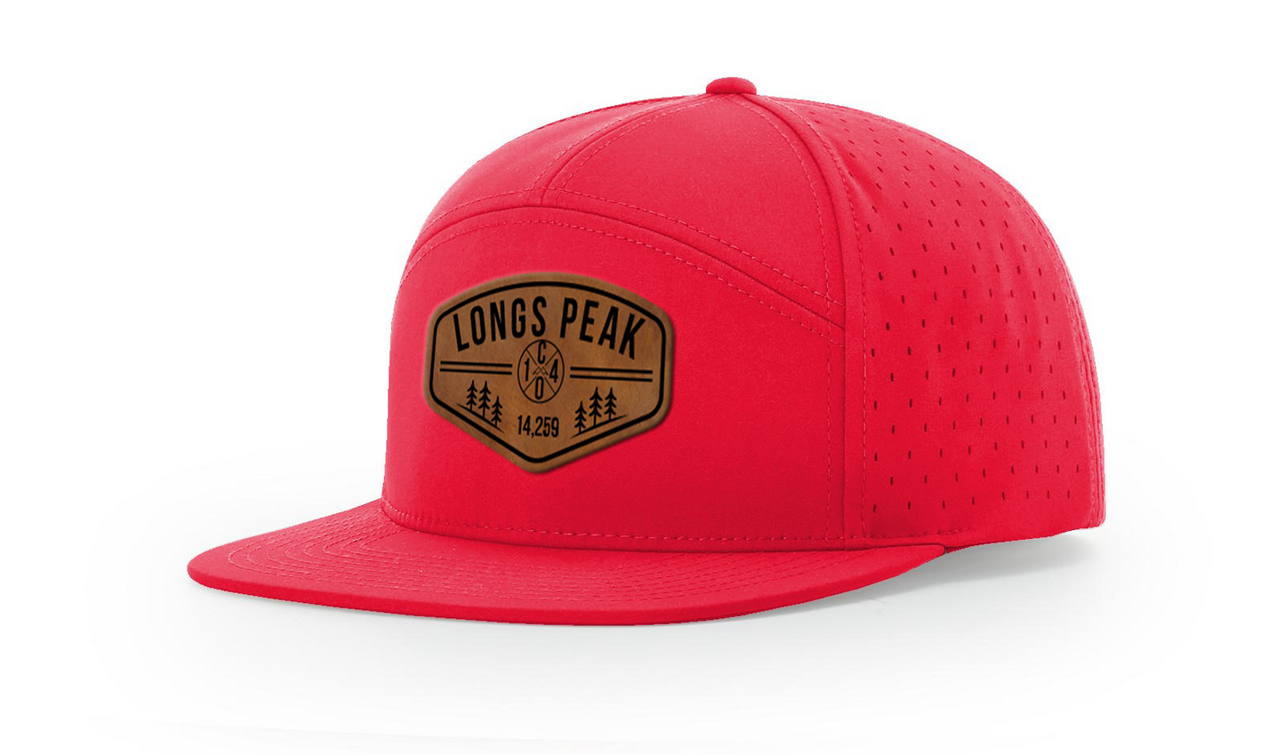 Longs Peak Summit Series Leather Patch Hat