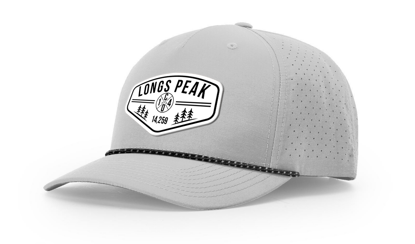Longs Peak Summit Series White Patch Hat