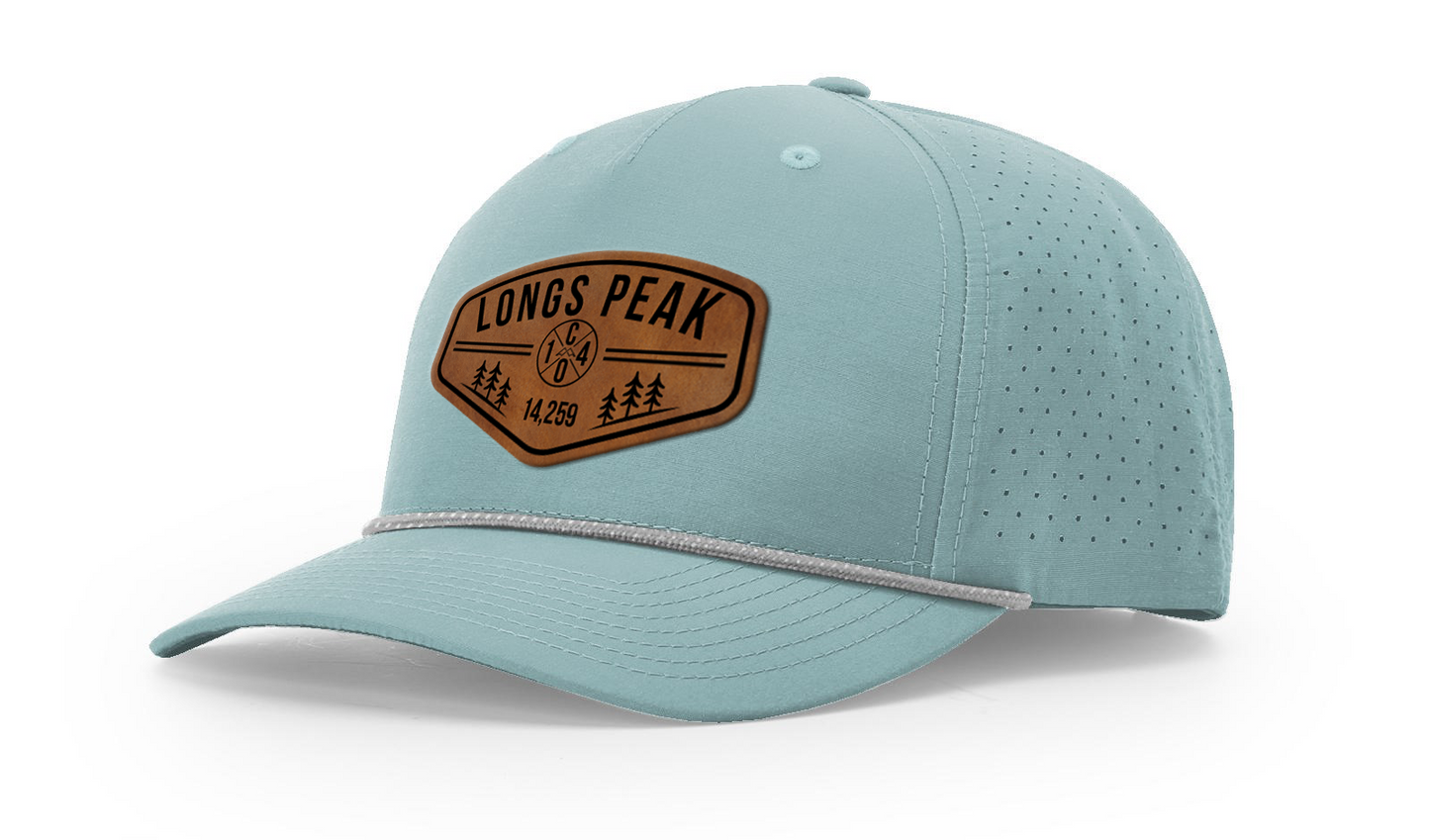 Longs Peak Summit Series Leather Patch Hat