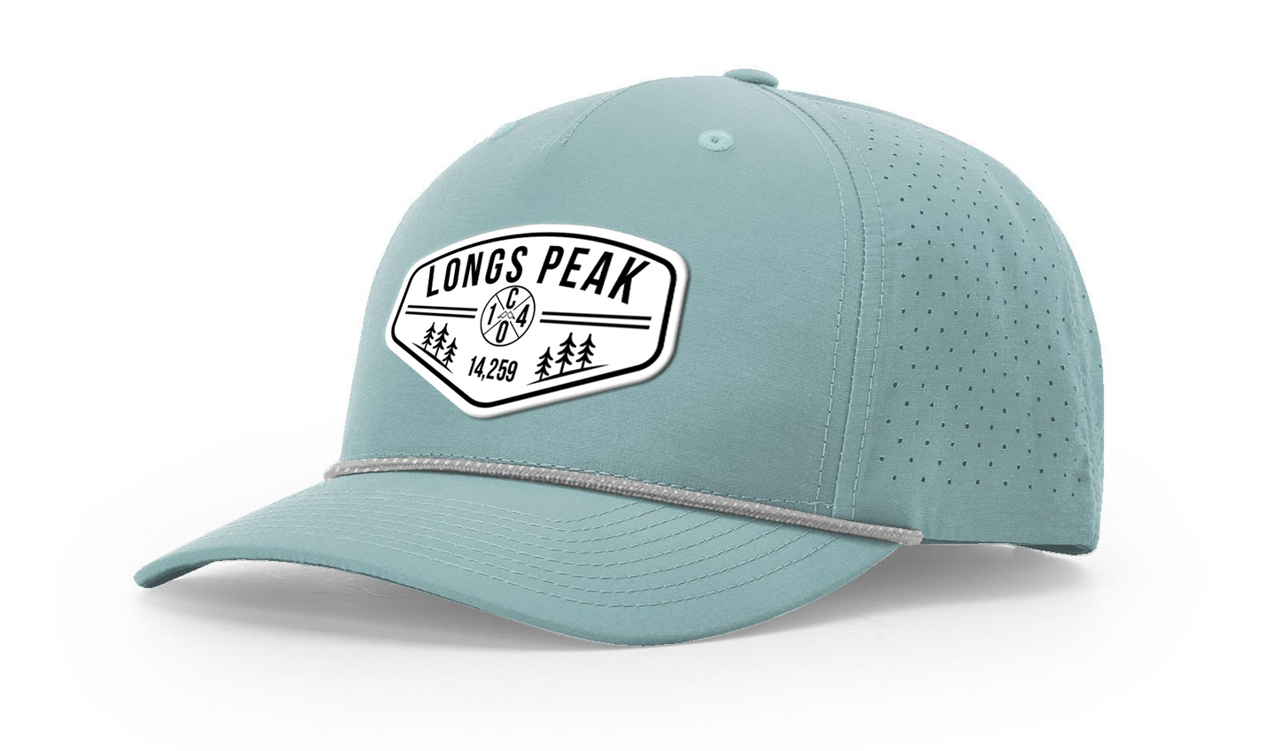 Longs Peak Summit Series White Patch Hat