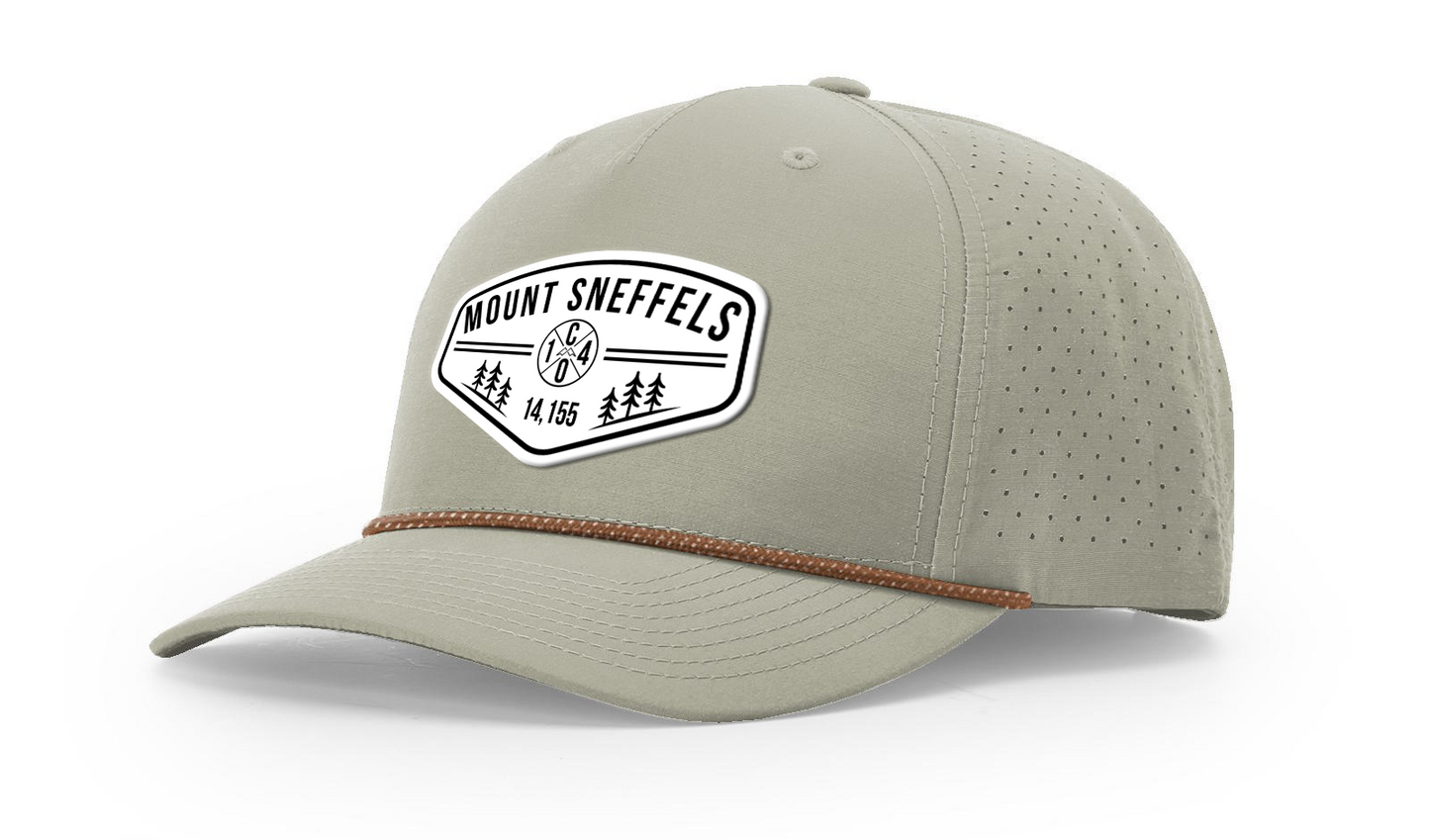 Mount Sneffels Summit Series White Patch Hat