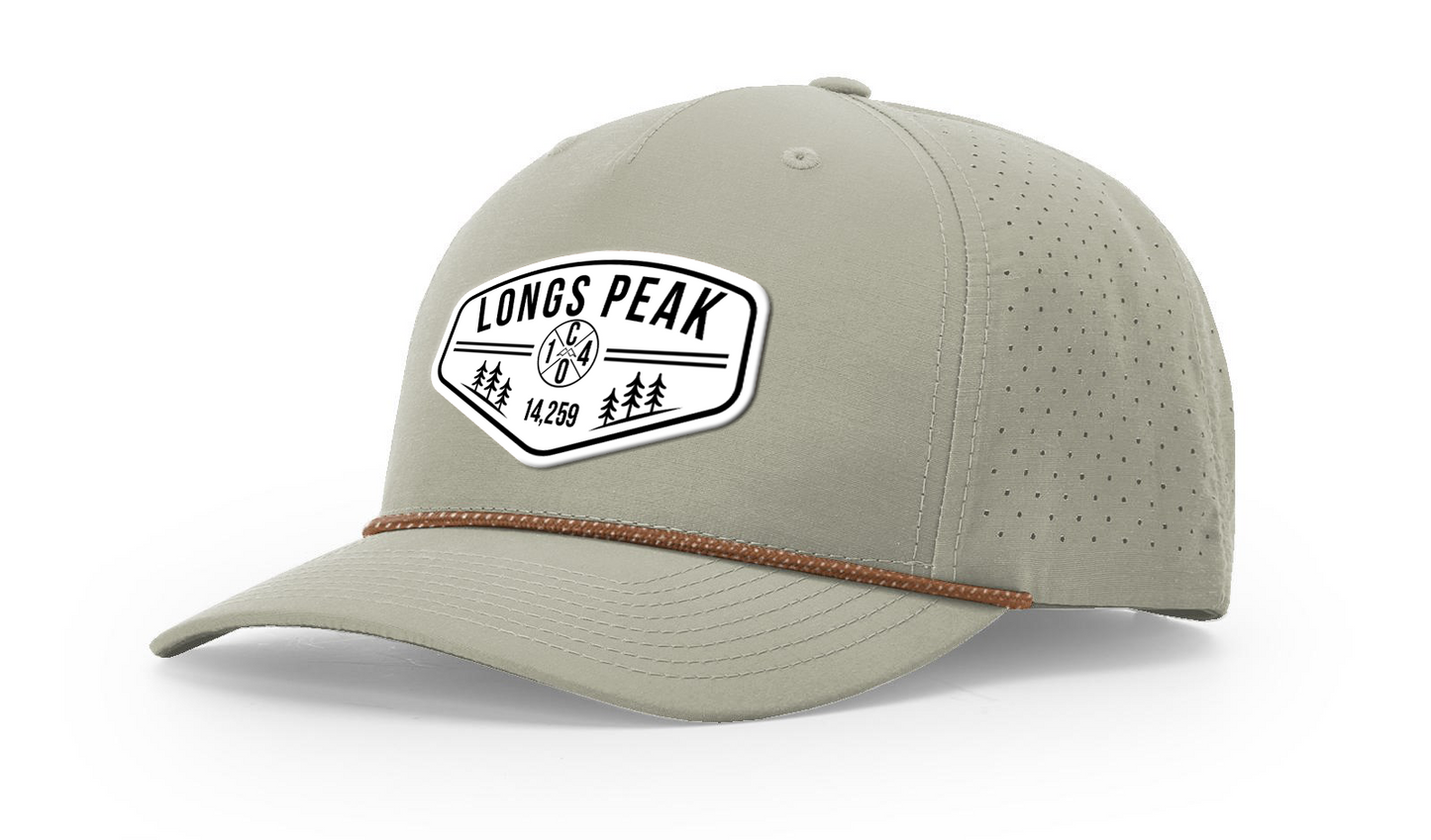 Longs Peak Summit Series White Patch Hat