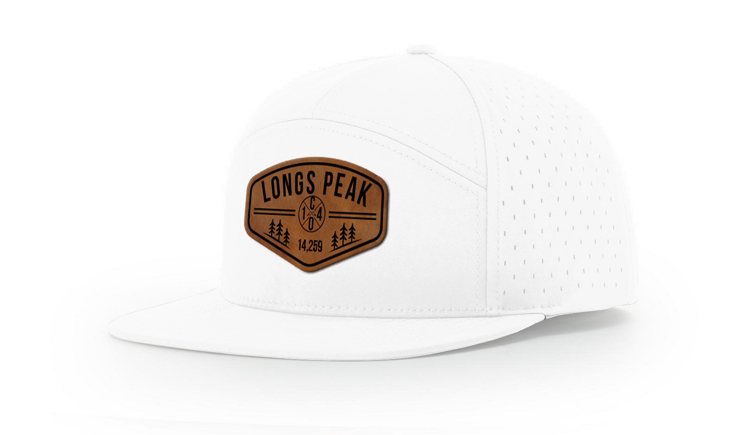 Longs Peak Summit Series Leather Patch Hat