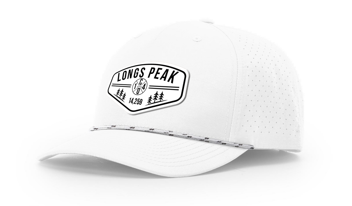 Longs Peak Summit Series White Patch Hat