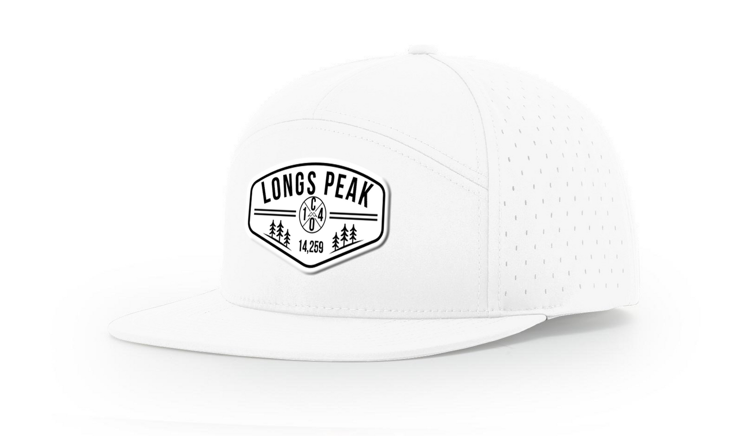 Longs Peak Summit Series White Patch Hat