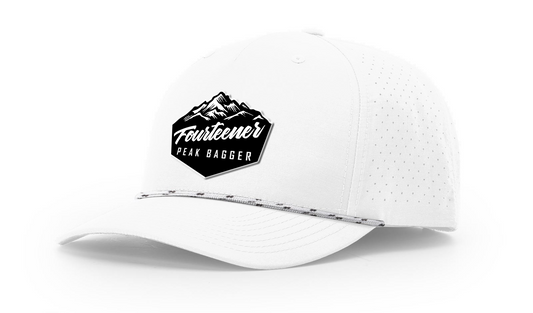 Fourteener "Peak Bagger" Black Patch Hat - Colorado 14er Hiking Cap