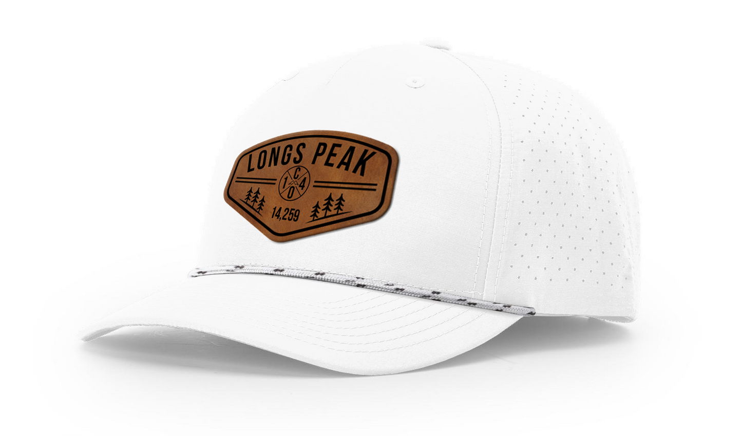 Longs Peak Summit Series Leather Patch Hat