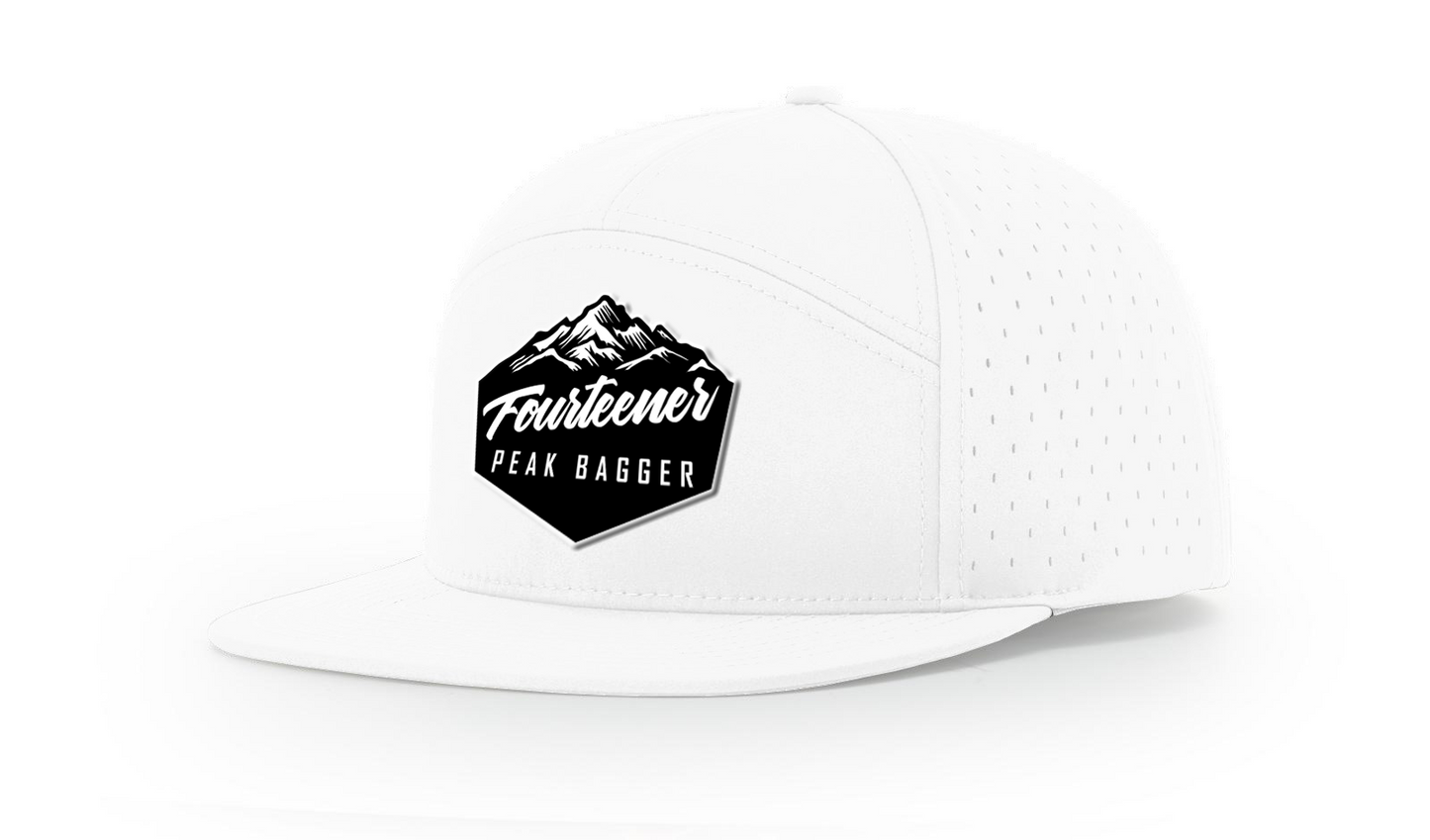 Fourteener "Peak Bagger" Black Patch Hat - Colorado 14er Hiking Cap